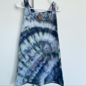 Custom NEW tie dye tank Size XL